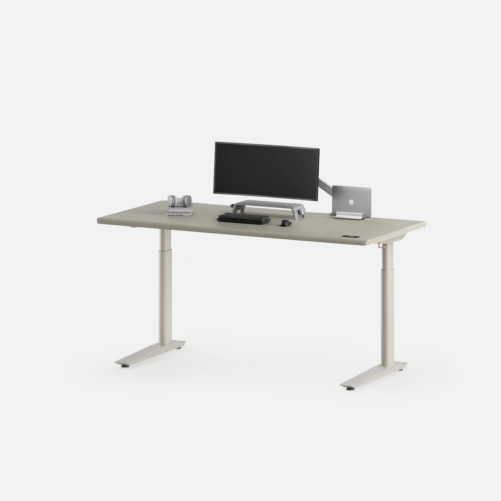 Autonomous SmartDesk 5 Pro standing desk with C-frame legs